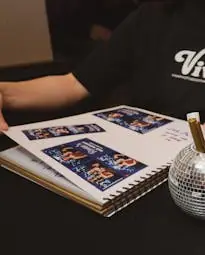 The memories book for a private party.